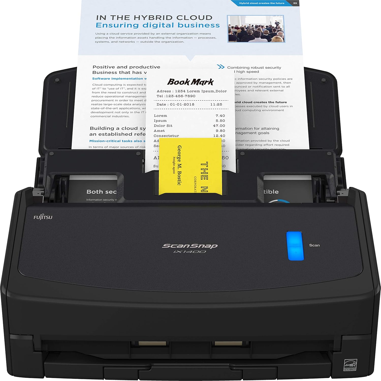 Black Document Scanner W652251