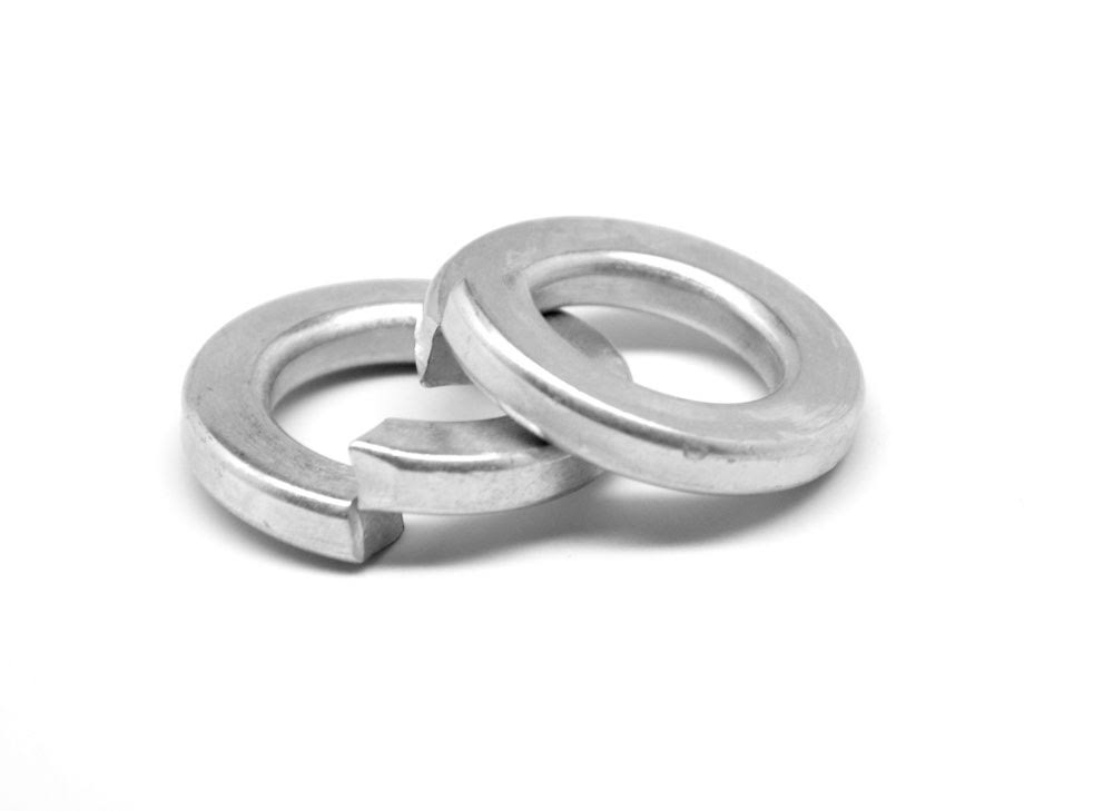 1/4x22 Regular Split Lockwasher Medium Carbon Steel Zinc Plated Pk 10000 K6356