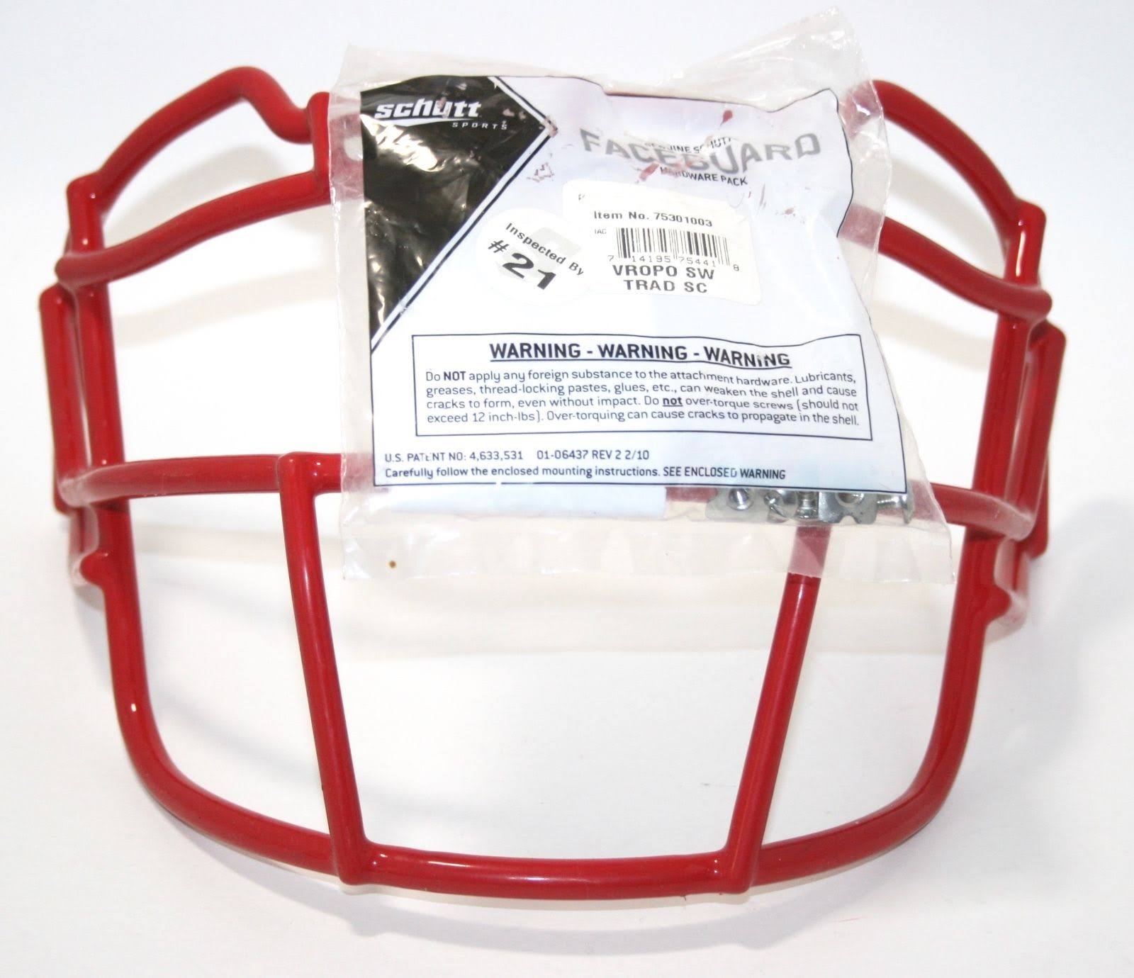 Scarlet Carbon Steel Adult Facemask S9936