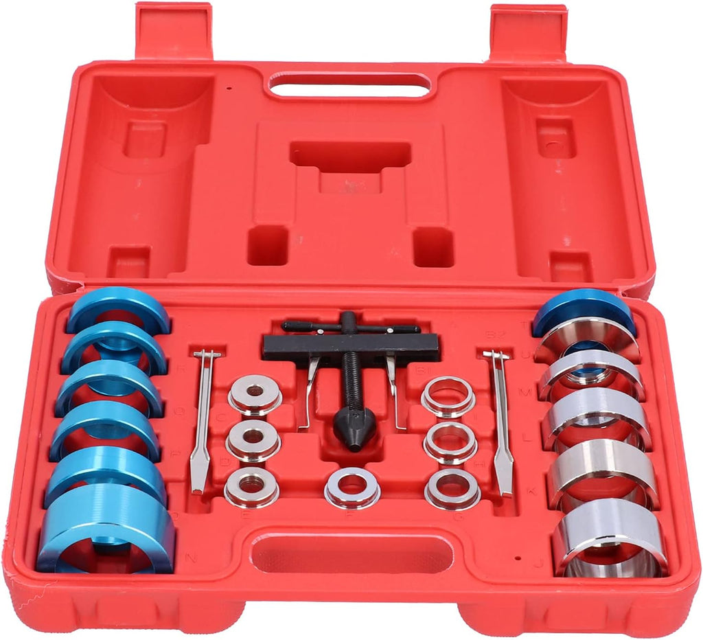 Crankshaft Seal Installer Kit, Crankshaft Camshaft Oil Seal Removal Installation Puller Adapters Kit, Pack of 2 I19837