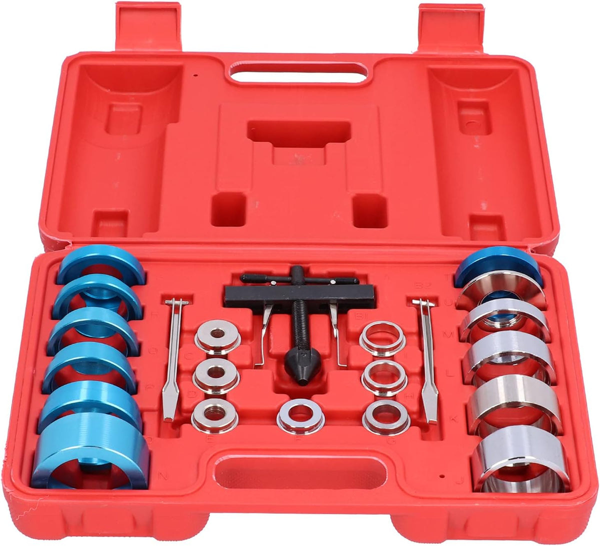 Crankshaft Seal Installer Kit, Crankshaft Camshaft Oil Seal Removal Installation Puller Adapters Kit, Pack of 2 I19837