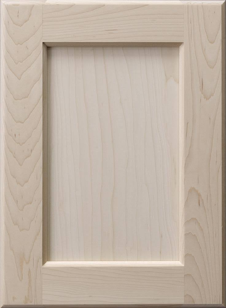 Unfinished Hard Maple Recess Panel Kitchen Cabinet Door M3923