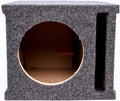 Single 8" SPL Bass Subwoofer Stereo Enclosure Pack of 2 Z339474