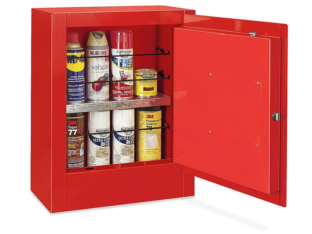 Red Manual Doors Flammable Storage Cabinet X92438