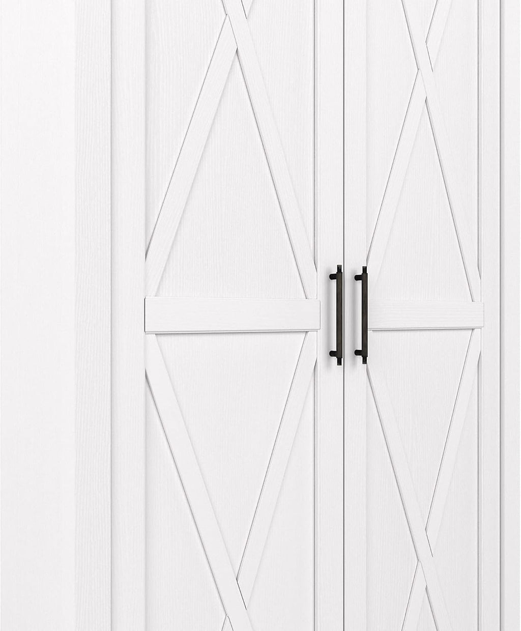 Pure White Oak Bathroom Storage Cabinet with Doors F133
