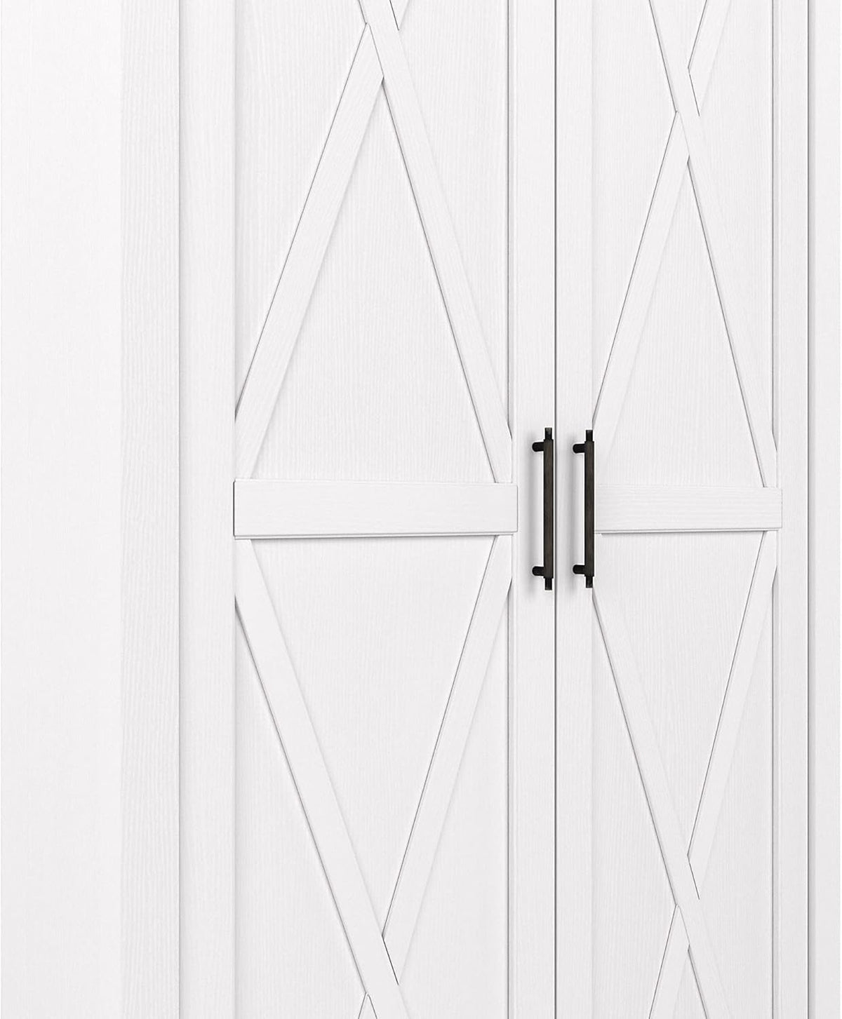 Pure White Oak Bathroom Storage Cabinet with Doors F133