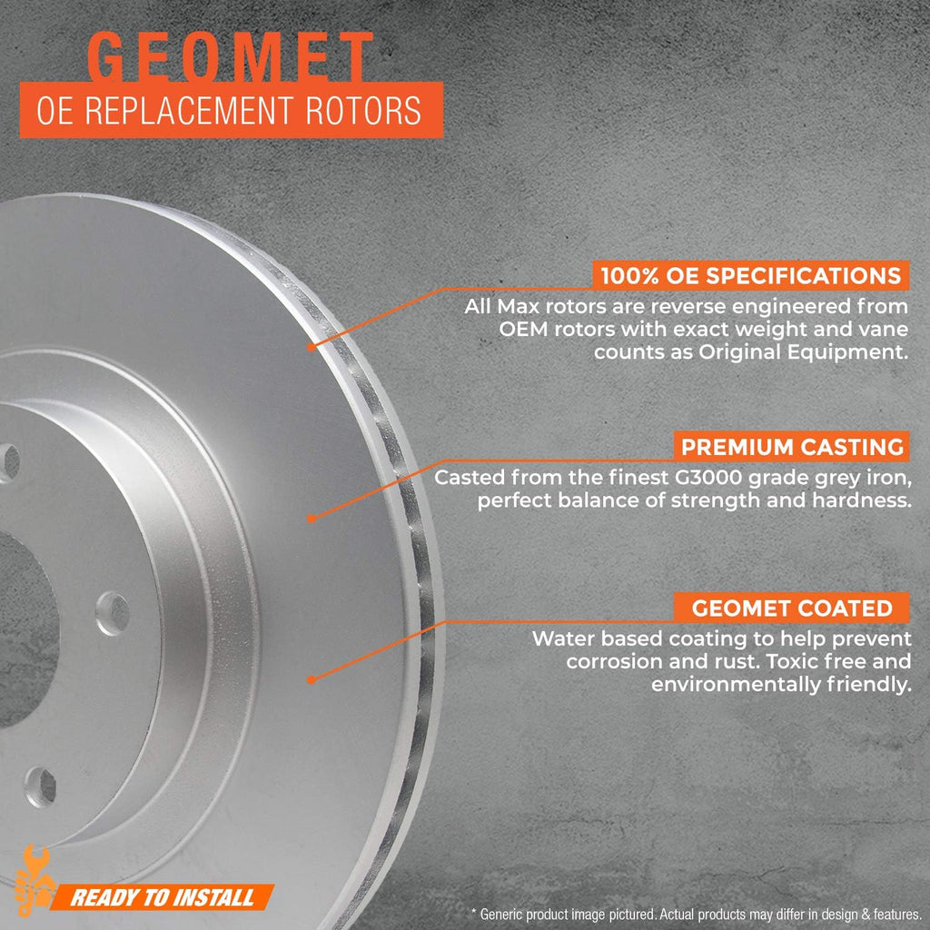 Geomet OE Rotors with Carbon Metallic Pads G208