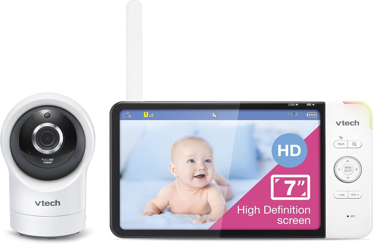 1080p Smart WiFi Baby Monitor with 7" 720p HD Display U180