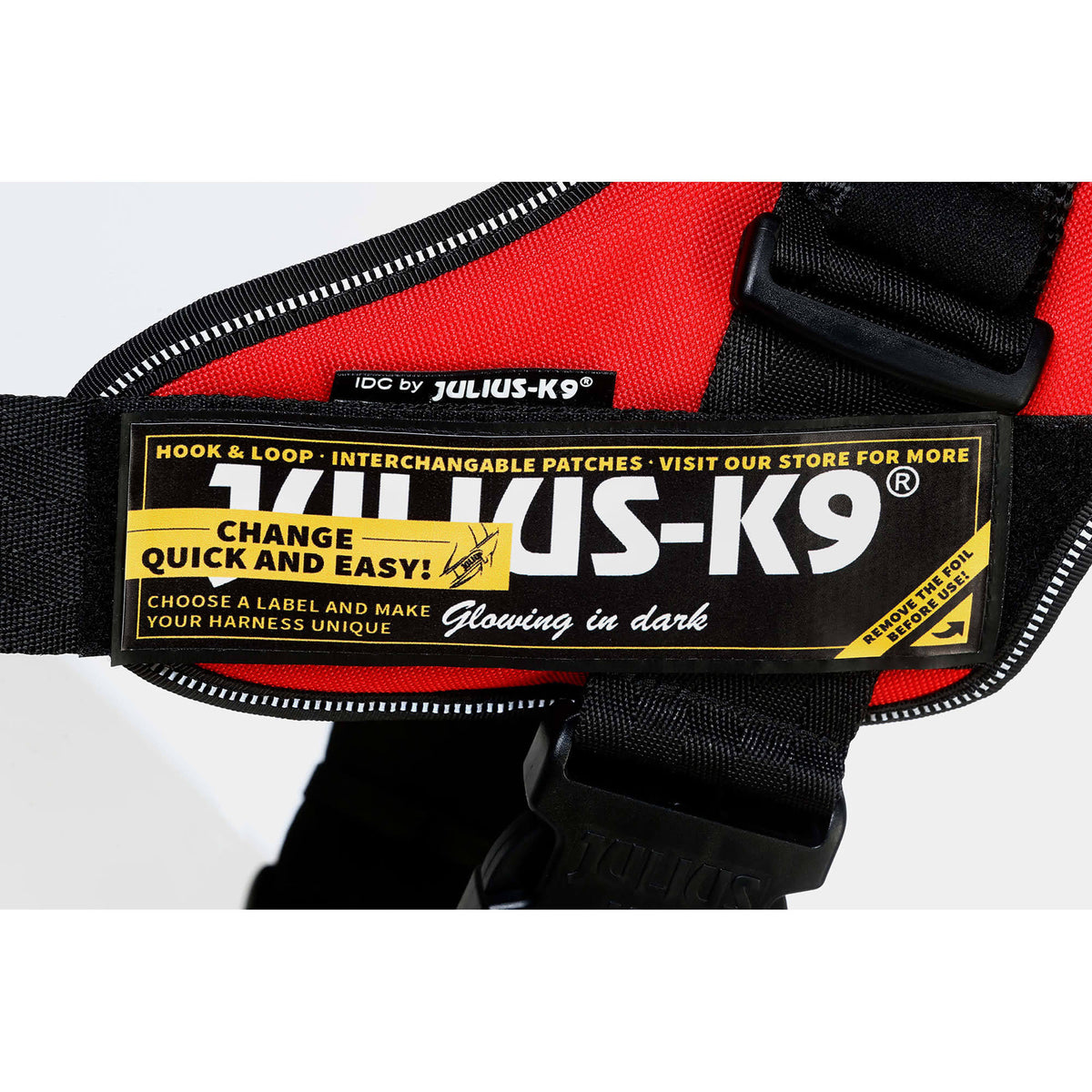 USA Flag Powerharness with Illuminated Hook & Loop Patches - Size 2 I91416