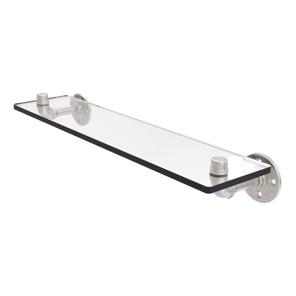 Satin Nickel Glass Shelf N6417