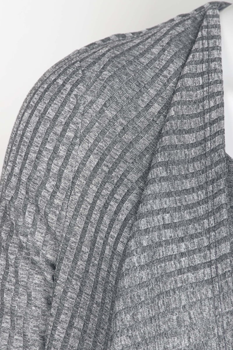 Grey Mock Jacket Dress T666