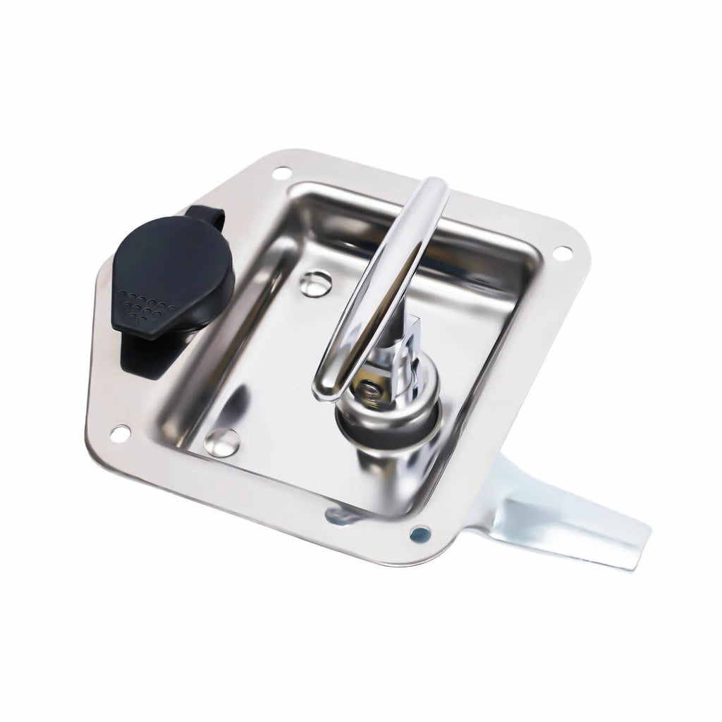 T-Handle Door Latch Lock Stainless Steel Toolbox with Keys U68371