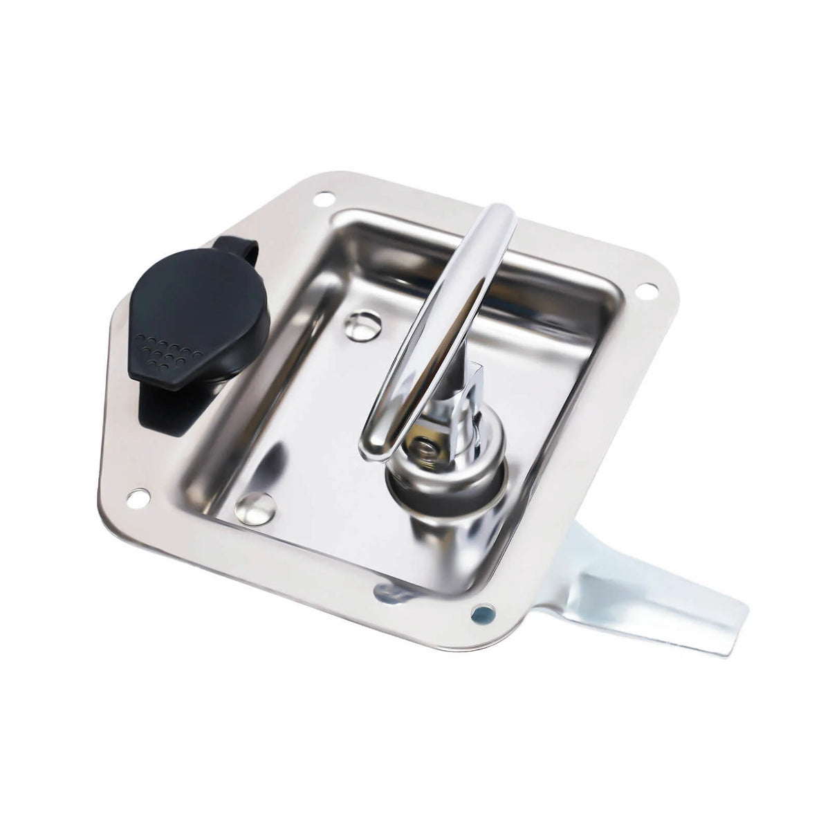 T-Handle Door Latch Lock Stainless Steel Toolbox with Keys U68371