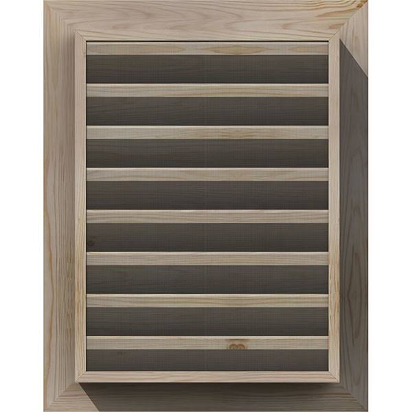 Primed Smooth Vertical Gable Vent M5154