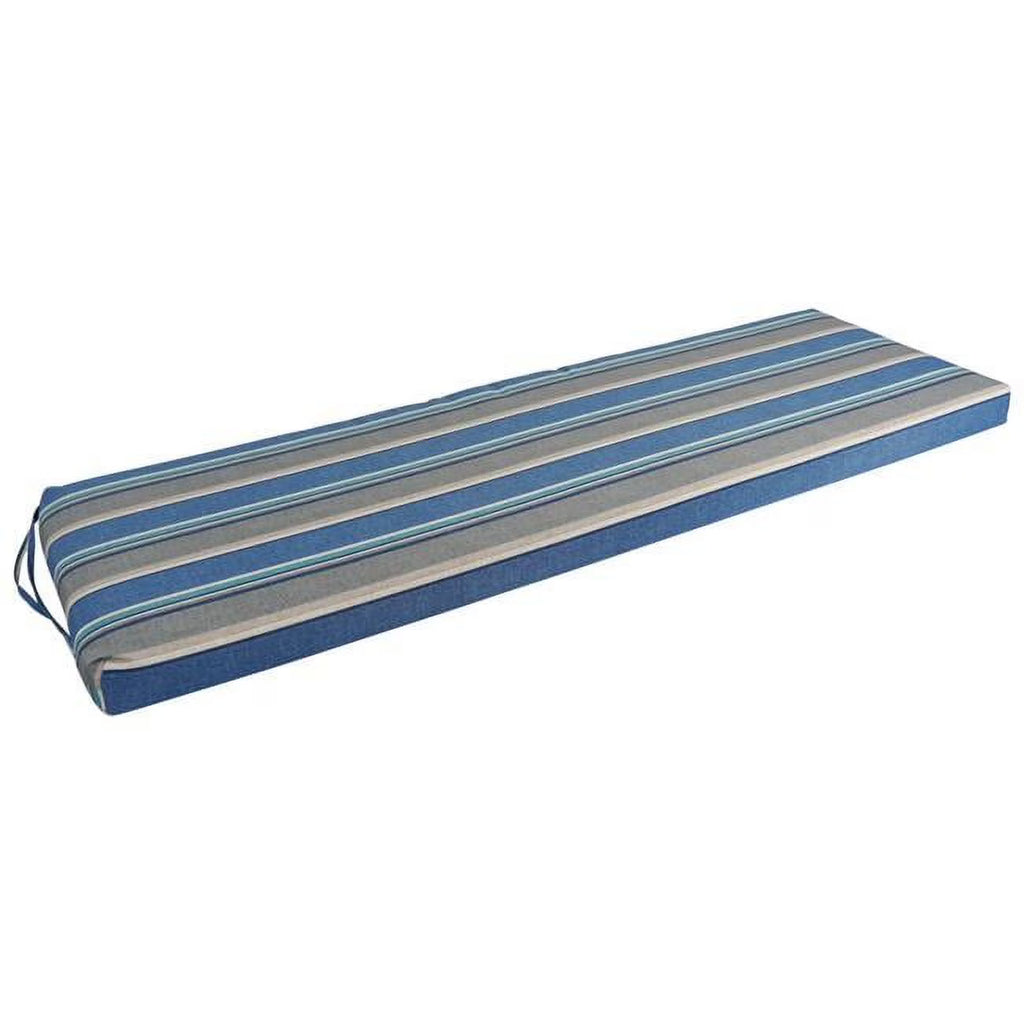 Patterned Outdoor Spun Polyester Bench Cushion O522