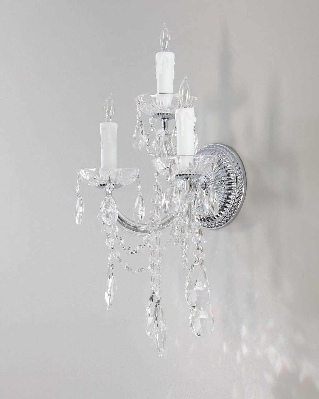 3 Light Sconce, Polished Chrome Z539