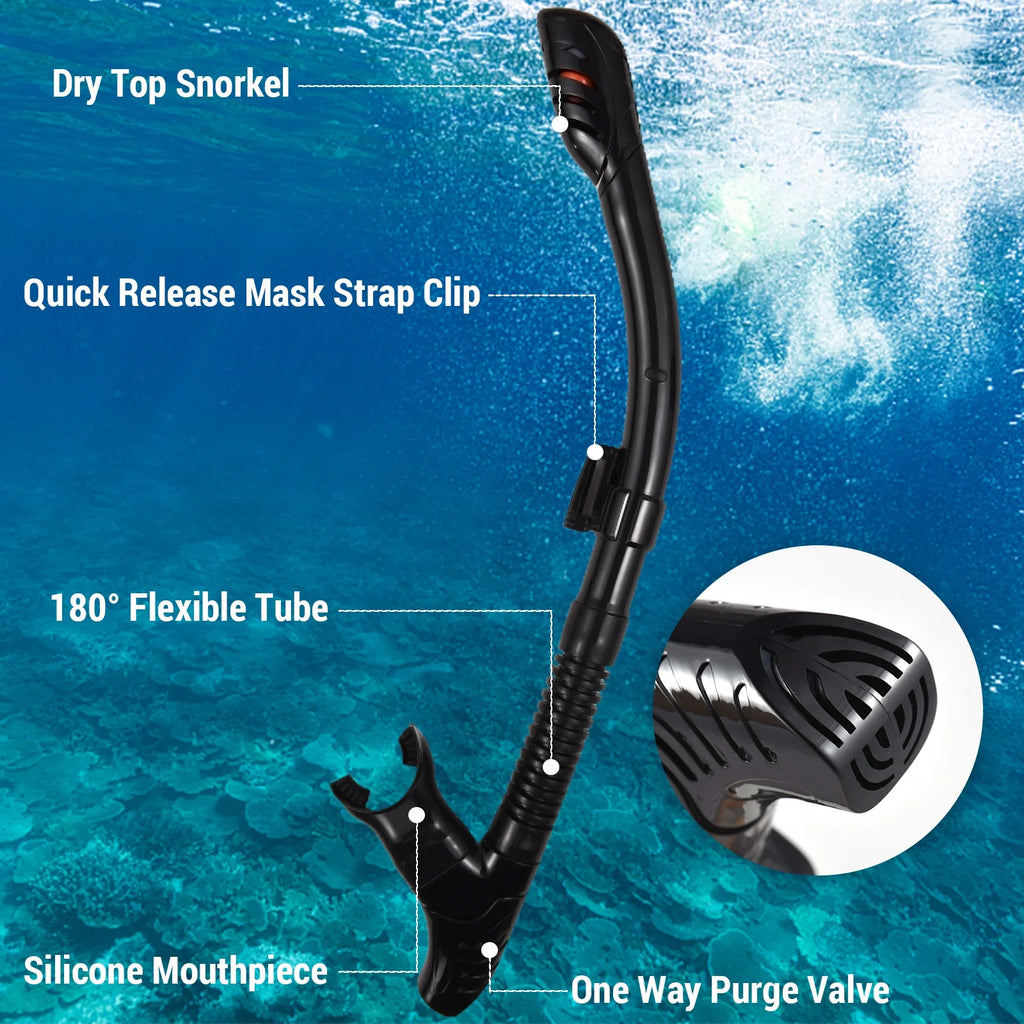 Snorkel Set with Dry Snorkel Tube J214809