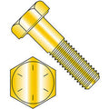 5/8-11 x 5x22 Hex Head Cap Screw Steel Zinc Yellow UNC Grade 8 25 Pack Y62948