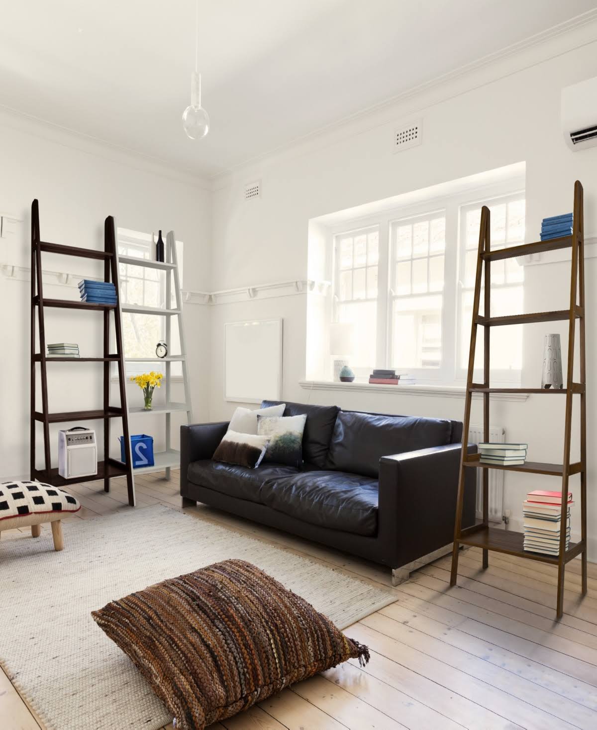 5 Shelf Ladder Bookcase Espresso E505640