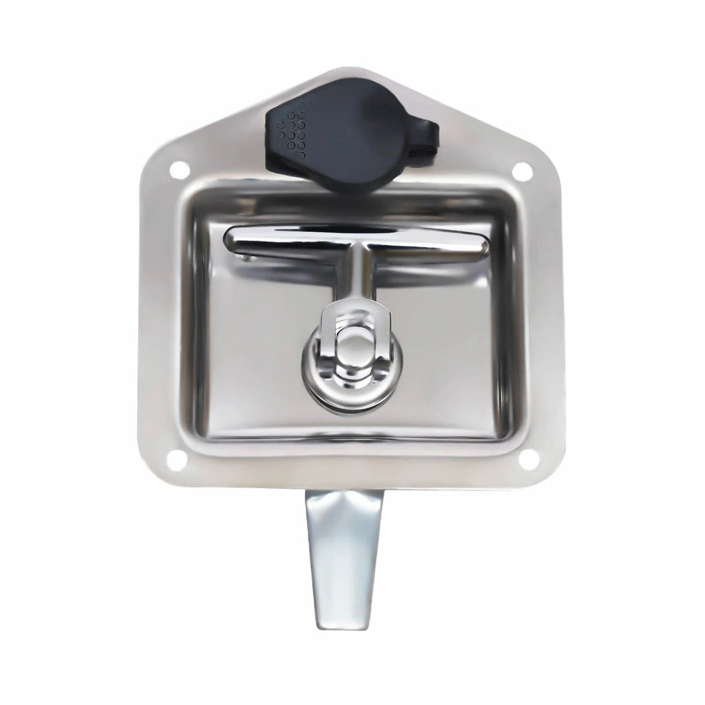 T-Handle Door Latch Lock Stainless Steel Toolbox with Keys U68371