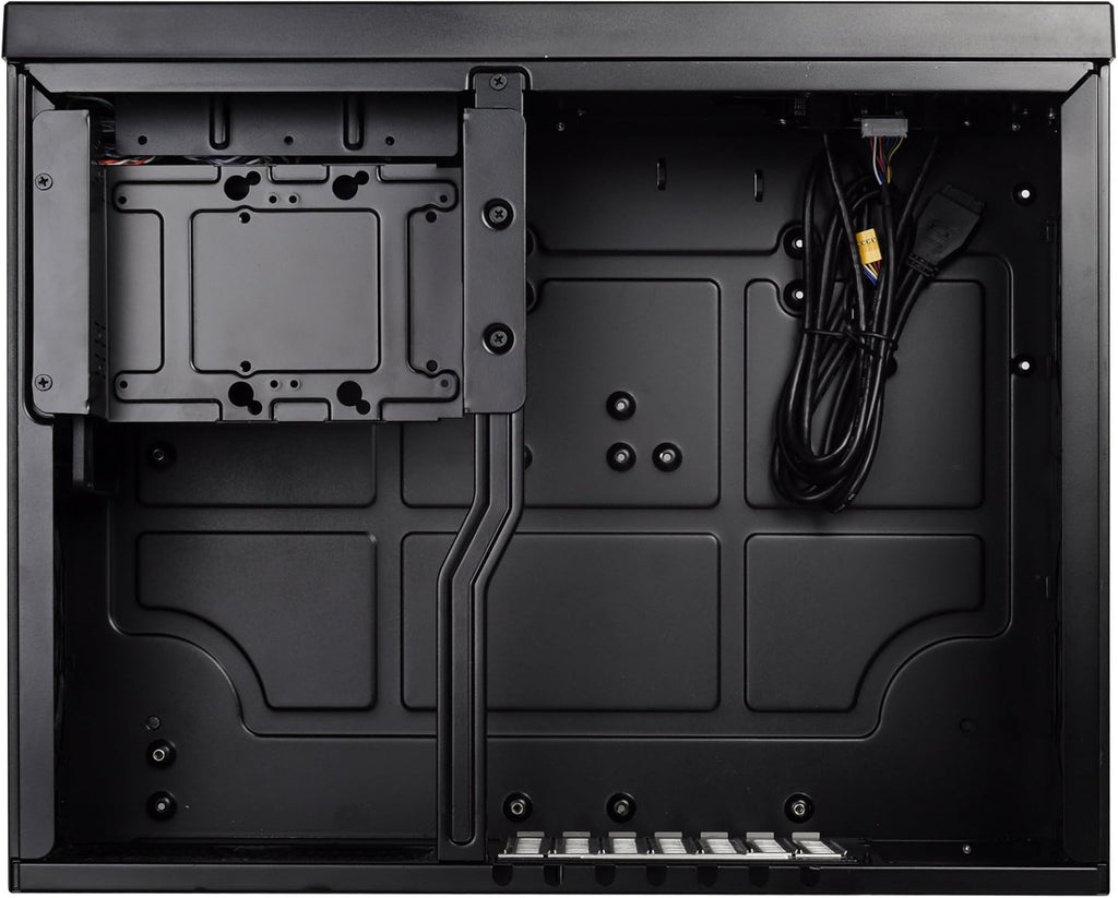 SilverStone Technology GD09B Home Theater Computer Case with Faux Aluminum Design for ATX/Micro-ATX Motherboards Q91907