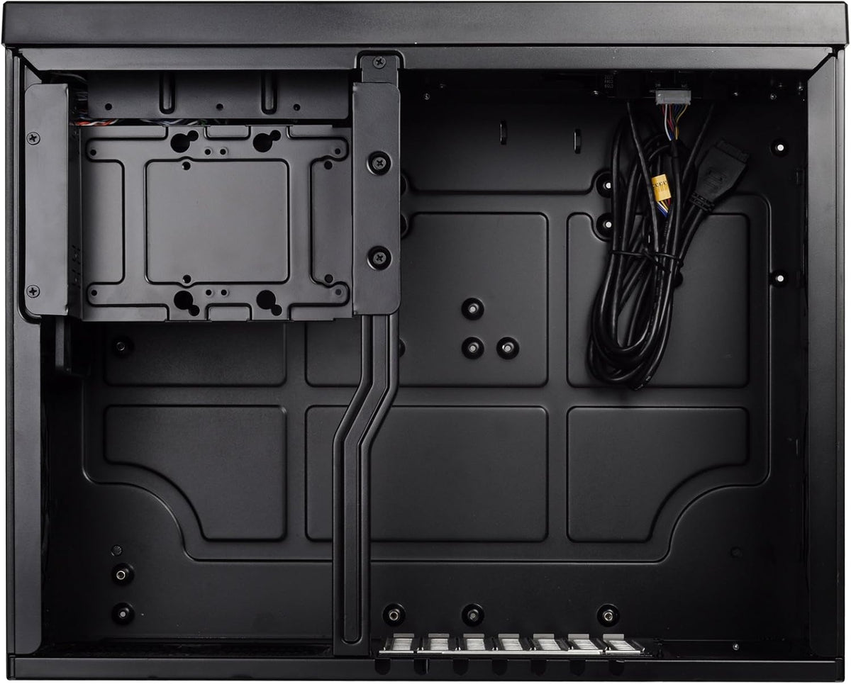 SilverStone Technology GD09B Home Theater Computer Case with Faux Aluminum Design for ATX/Micro-ATX Motherboards Q91907