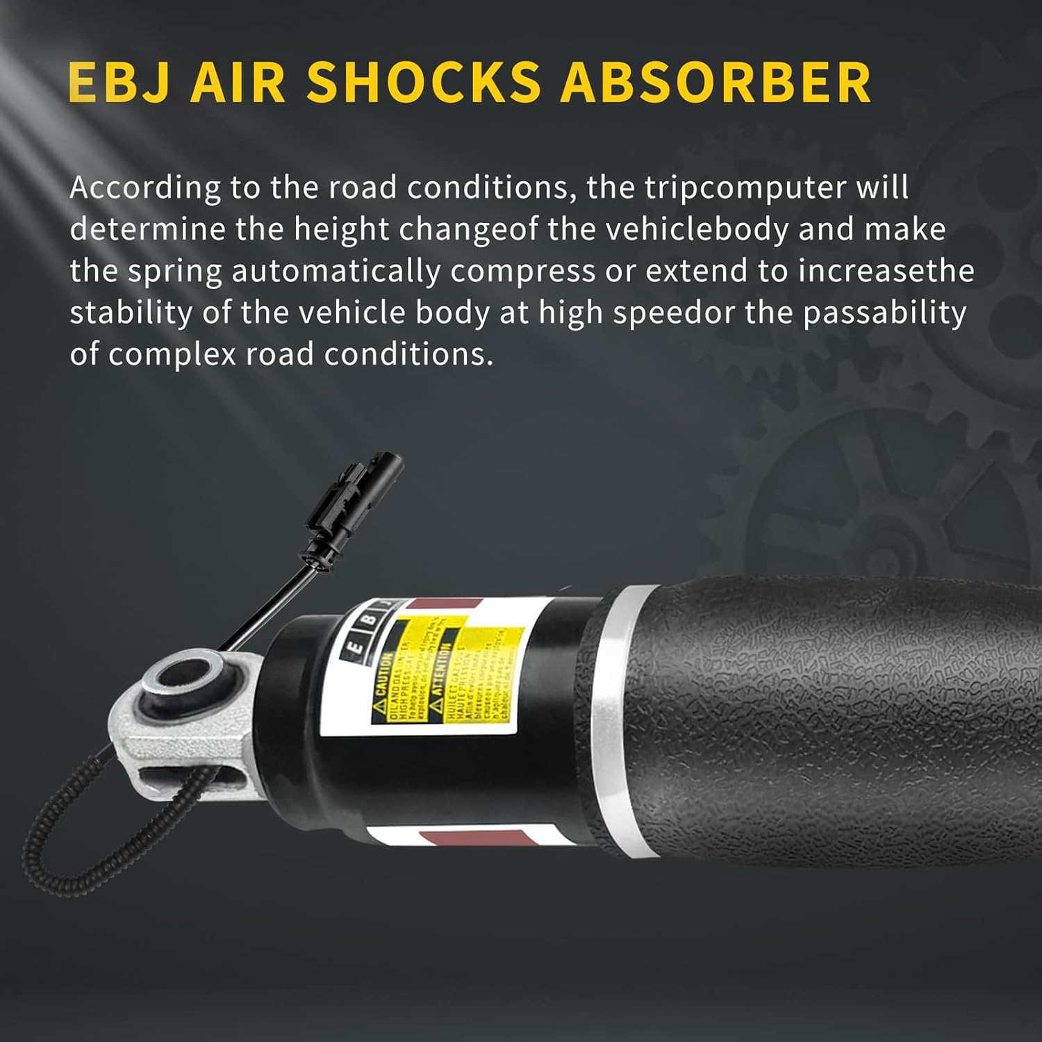 Pair Rear Air Lift Shock Strut Absorber with Electric Y49953