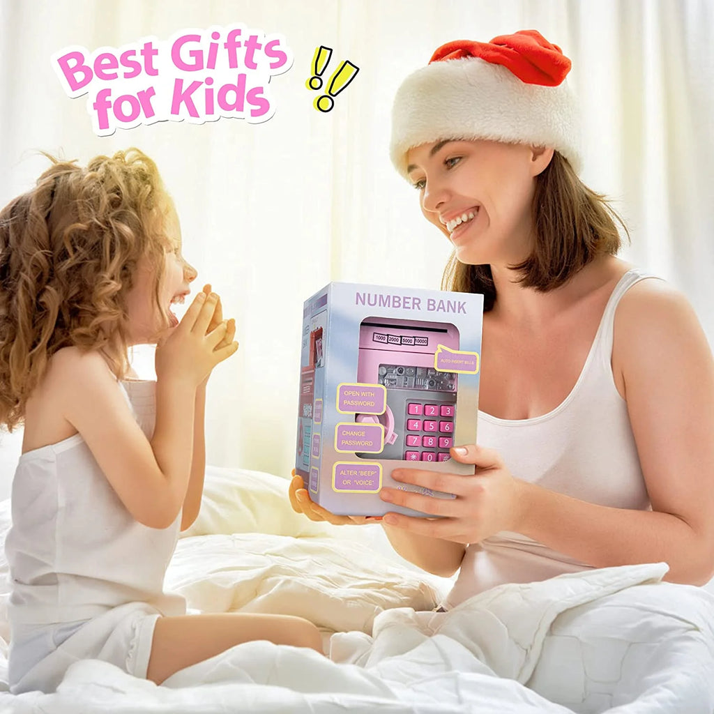 Piggy Money Bank for Kids, Pink I4762