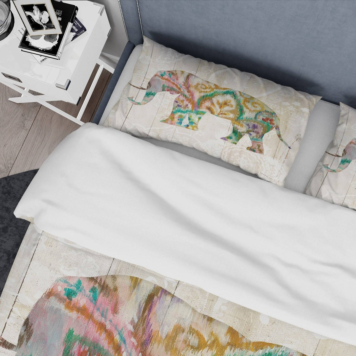 Multi-Color Traditional Bedding Set Duvet Cover and Shams G842126