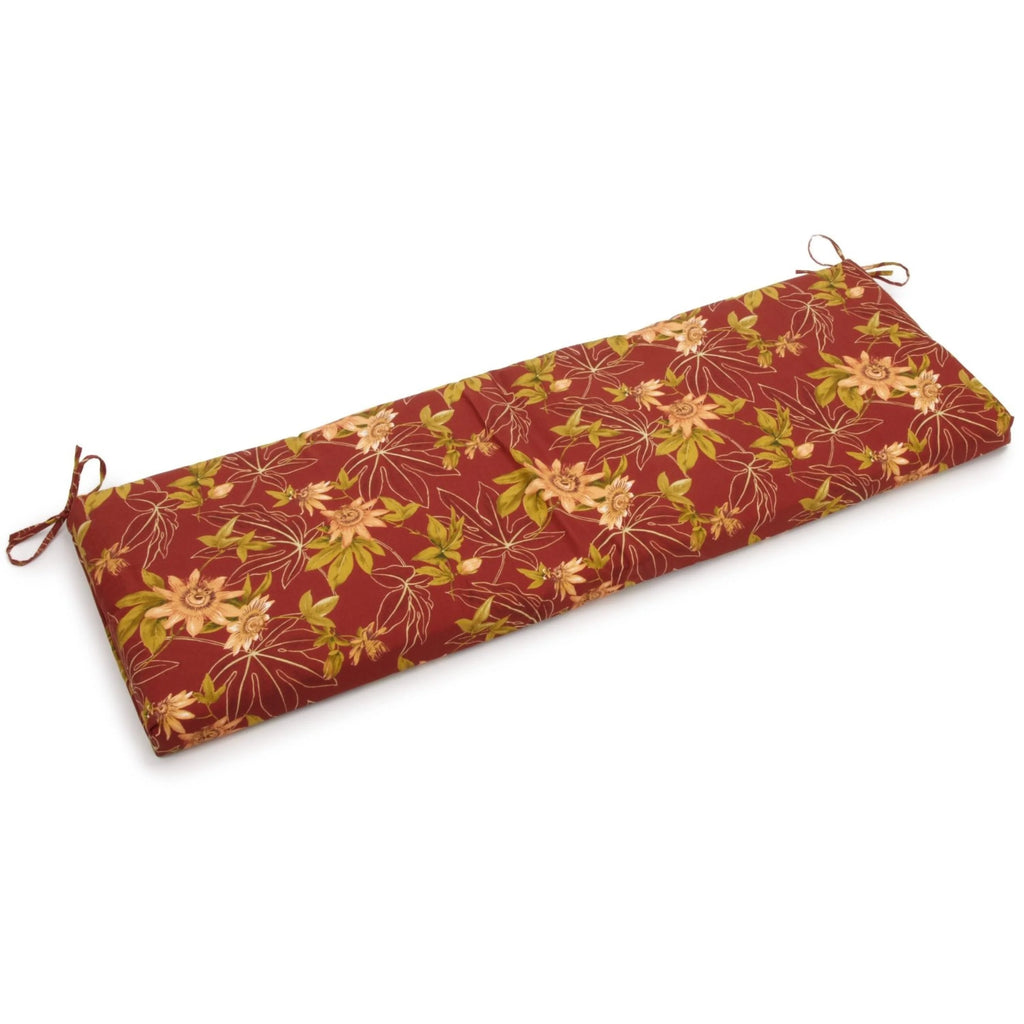 Patterned Outdoor Spun Polyester Bench Cushion O522