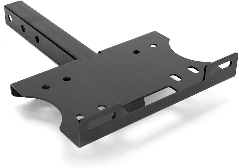 Winch Cradle Winch Mounting Plate Universal 2" Trailer Hitch Winch Mount Bracket Pack of 2 K593