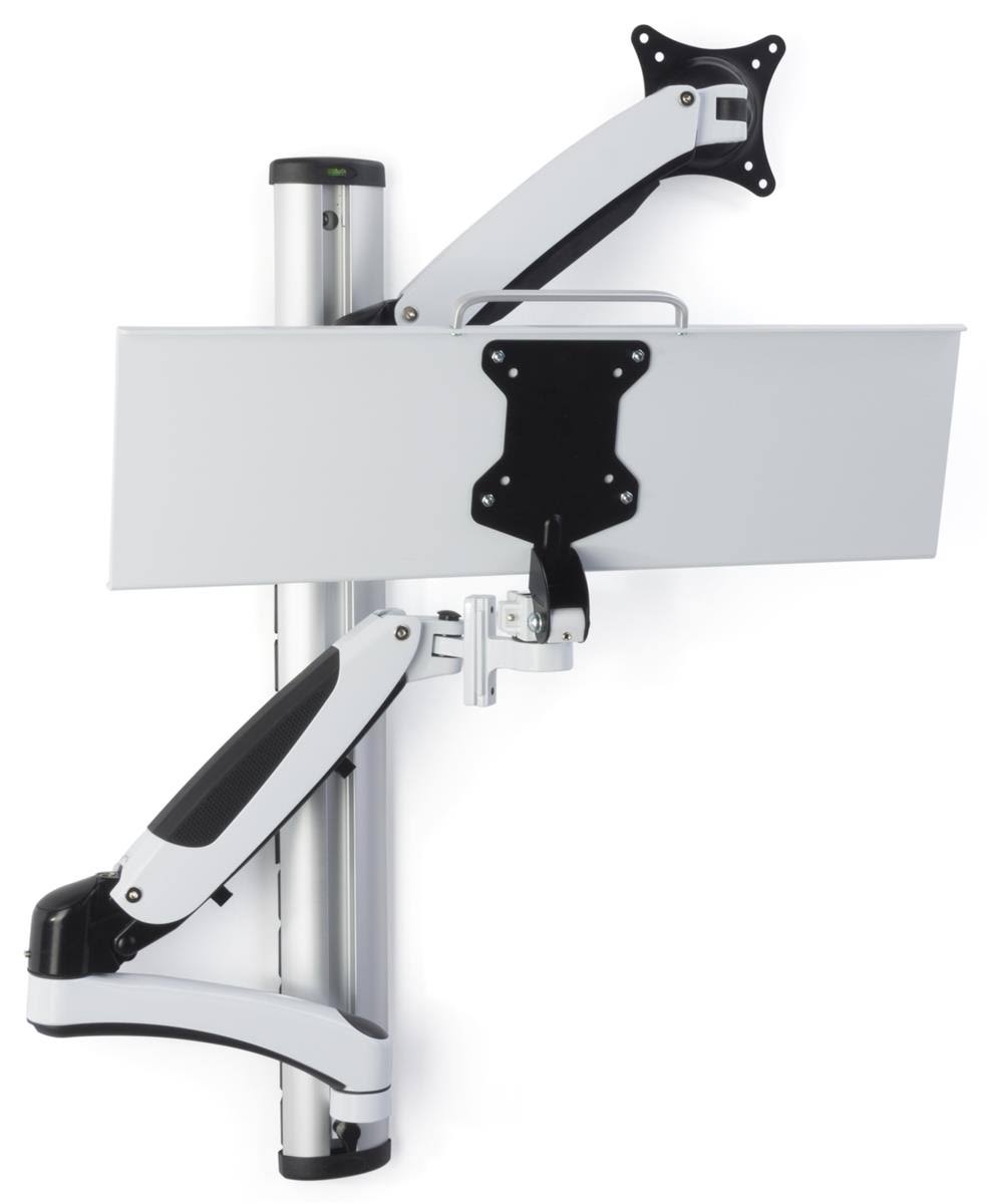 Aluminum Adjustable Height Monitor Desk Mount Stands A80536