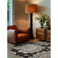 8 x 8 ft. Hand Tufted Wool Octagon Floral Area Rug B378900