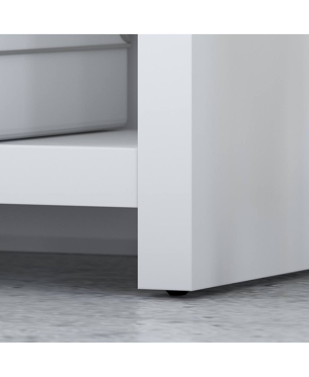 Pure White Bookcase Desk I381714