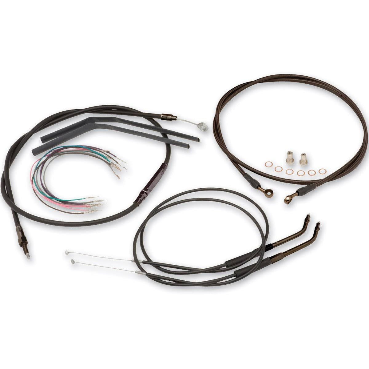 Black Ape Hanger Cable/Brake Kit J73000