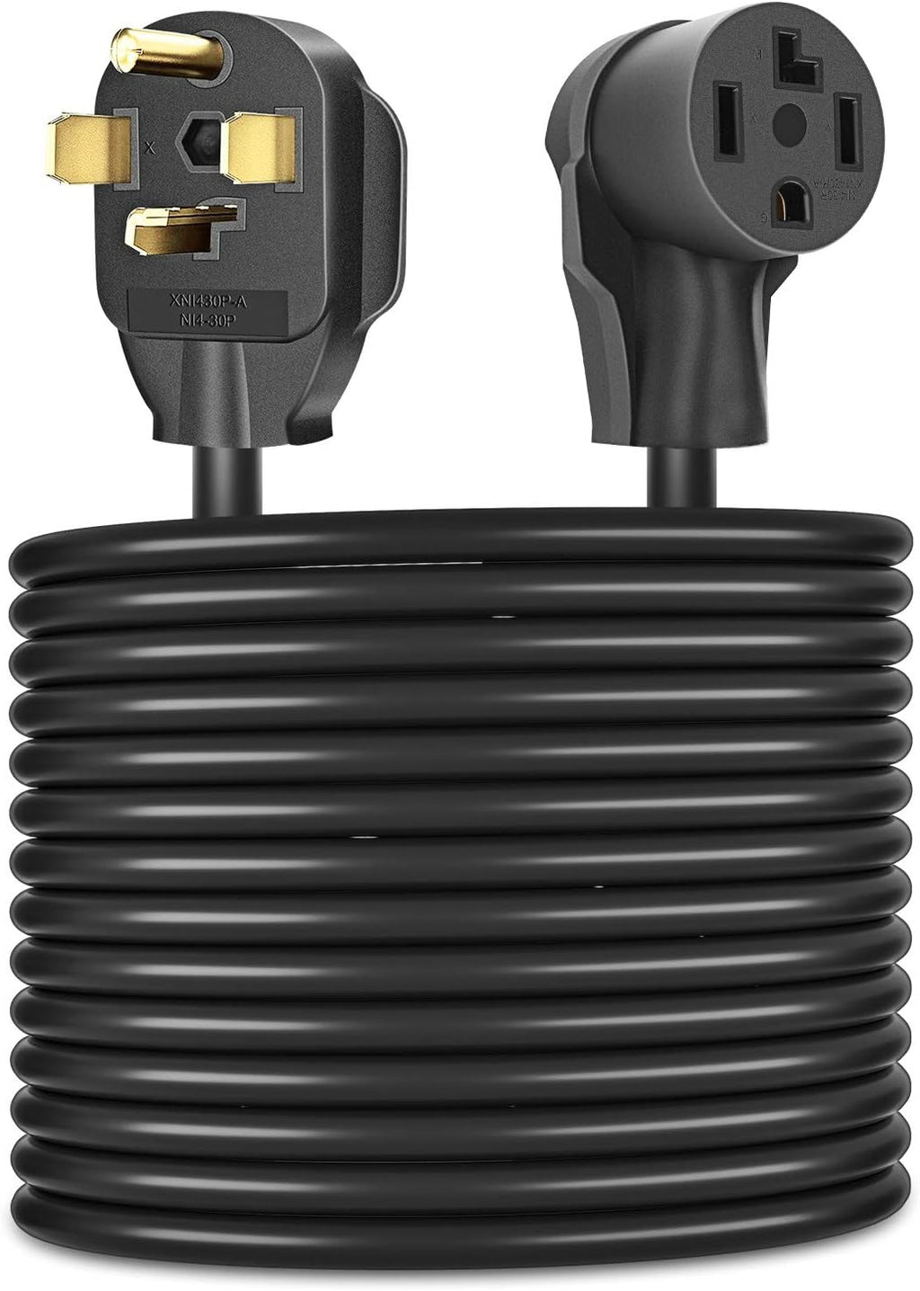Dryer Extension Cord 4 Prong, 30 Amp, 10 Feet, Pack of 2 H101913