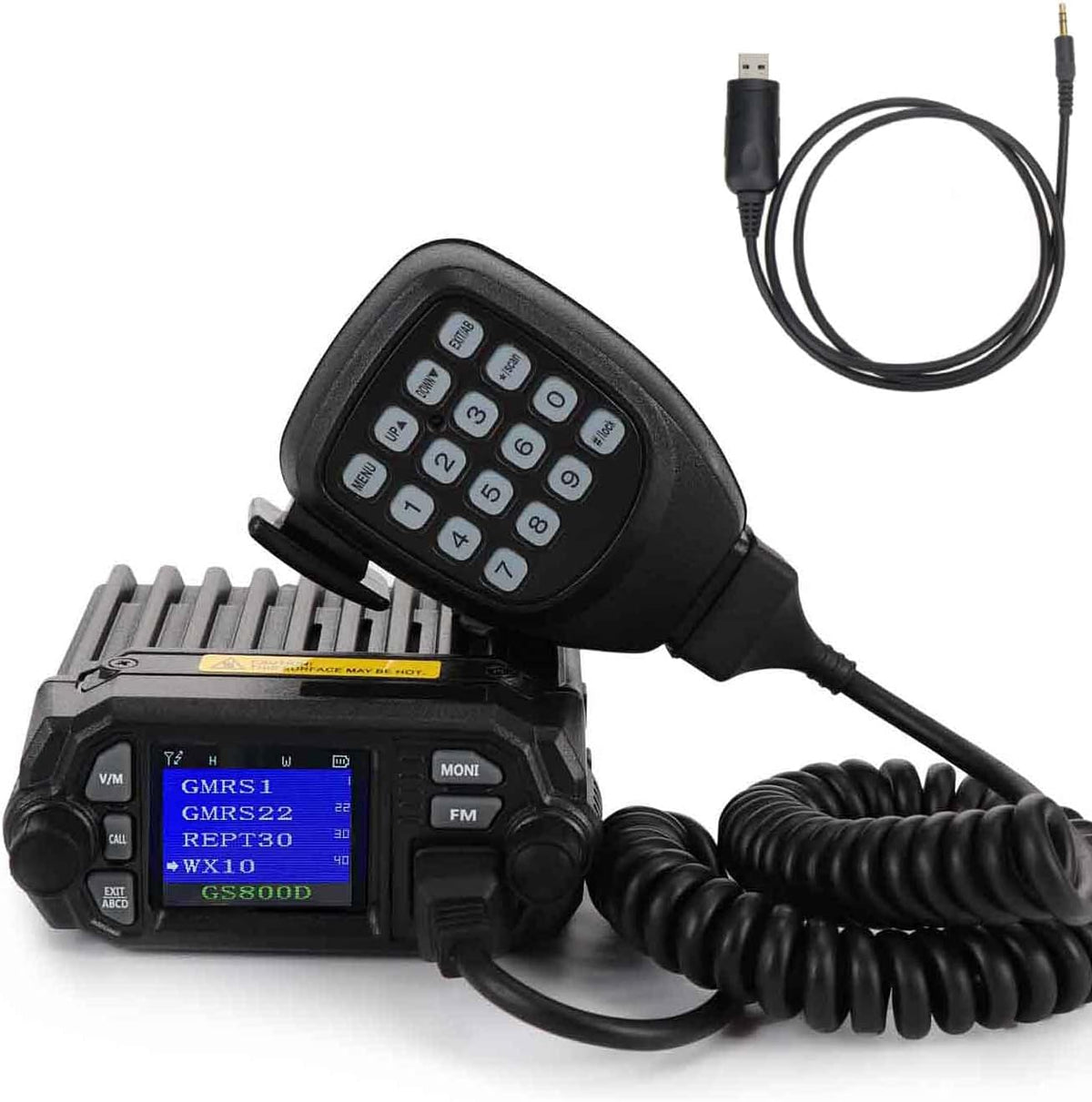 GMRS Mobile Radio 20 Watt Dual Band Two-Way Radio C99259