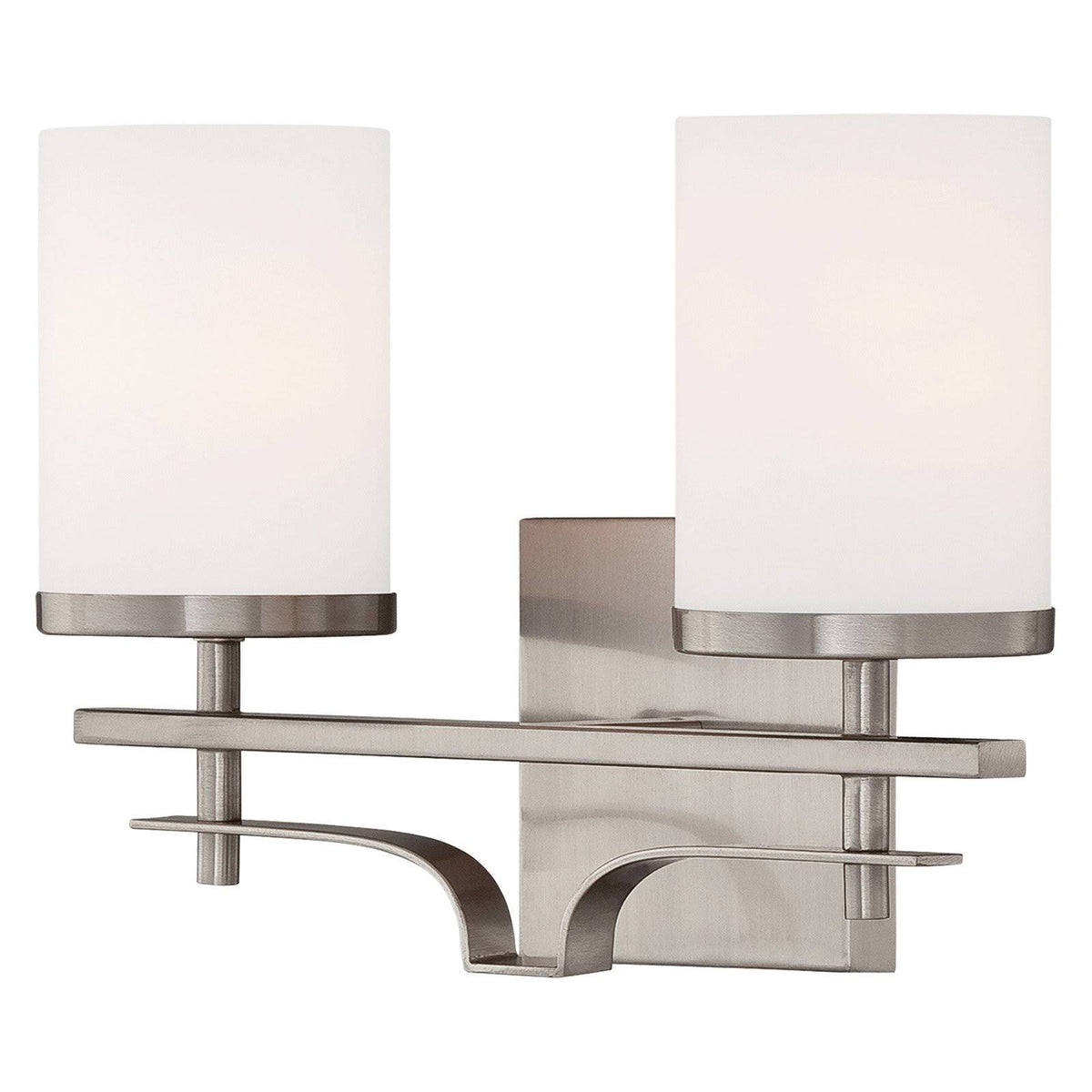 2 Light Bath Bar, Satin Nickel U732762