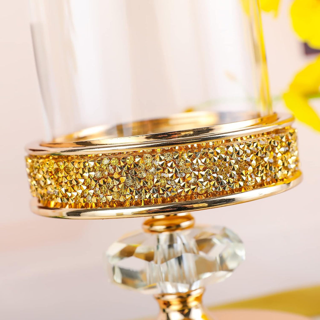 Crystal Pillar Candle Holder X364