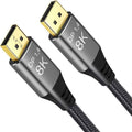8K DisplayPort 1.4 Cable 33ft Pack of 2 E78749