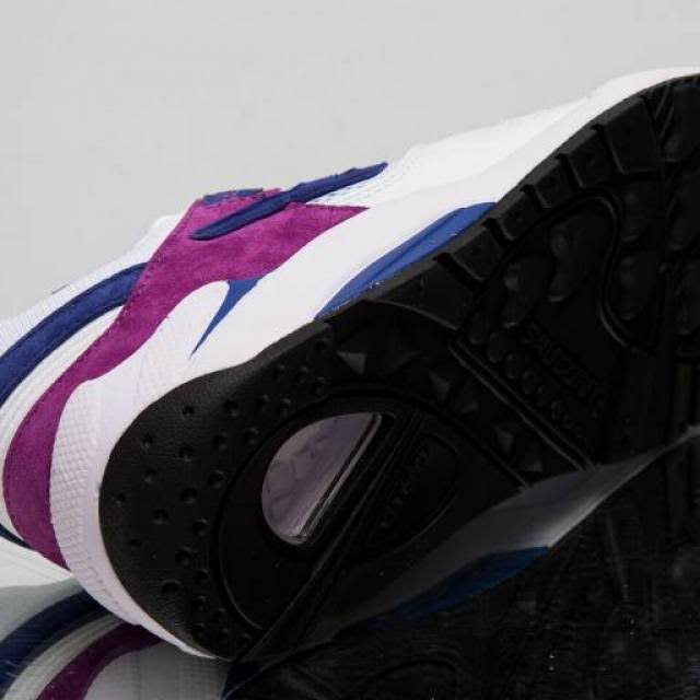 White Purple Suede Sneakers S2961