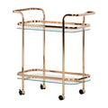 Gold Glass Bar Cart H517