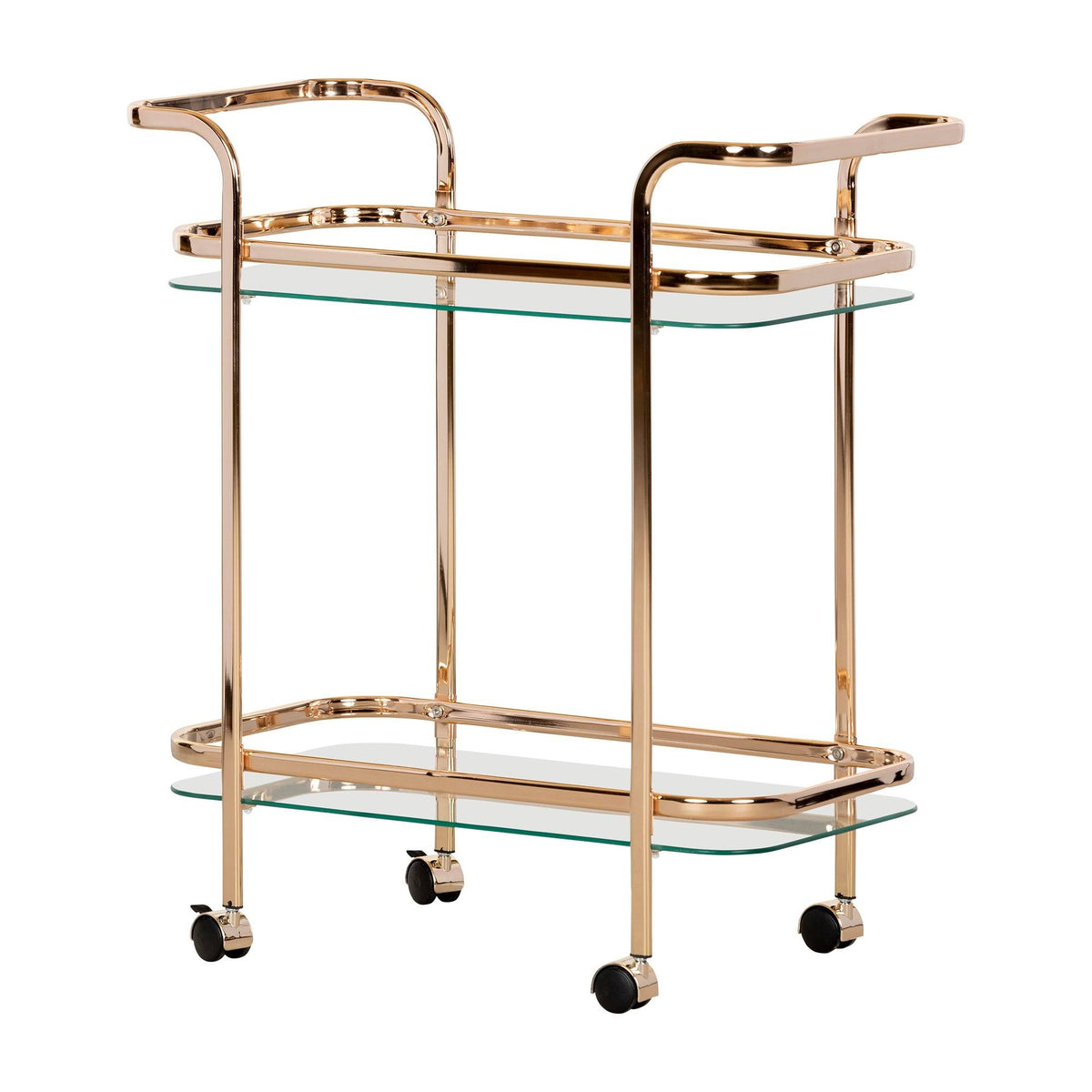 Gold Glass Bar Cart H517