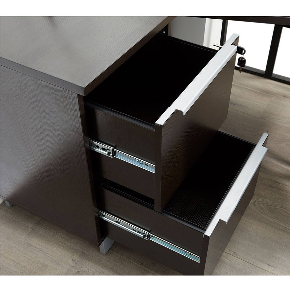 2-Drawer File Cabinet Espresso I28882