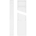 Smooth PVC Pilaster with Decorative Capital & Base (Pair) E369
