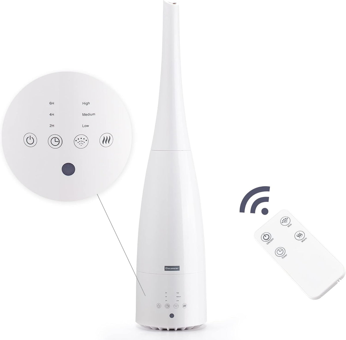 2.3L Cool Mist Air Humidifier with Remote Control S602