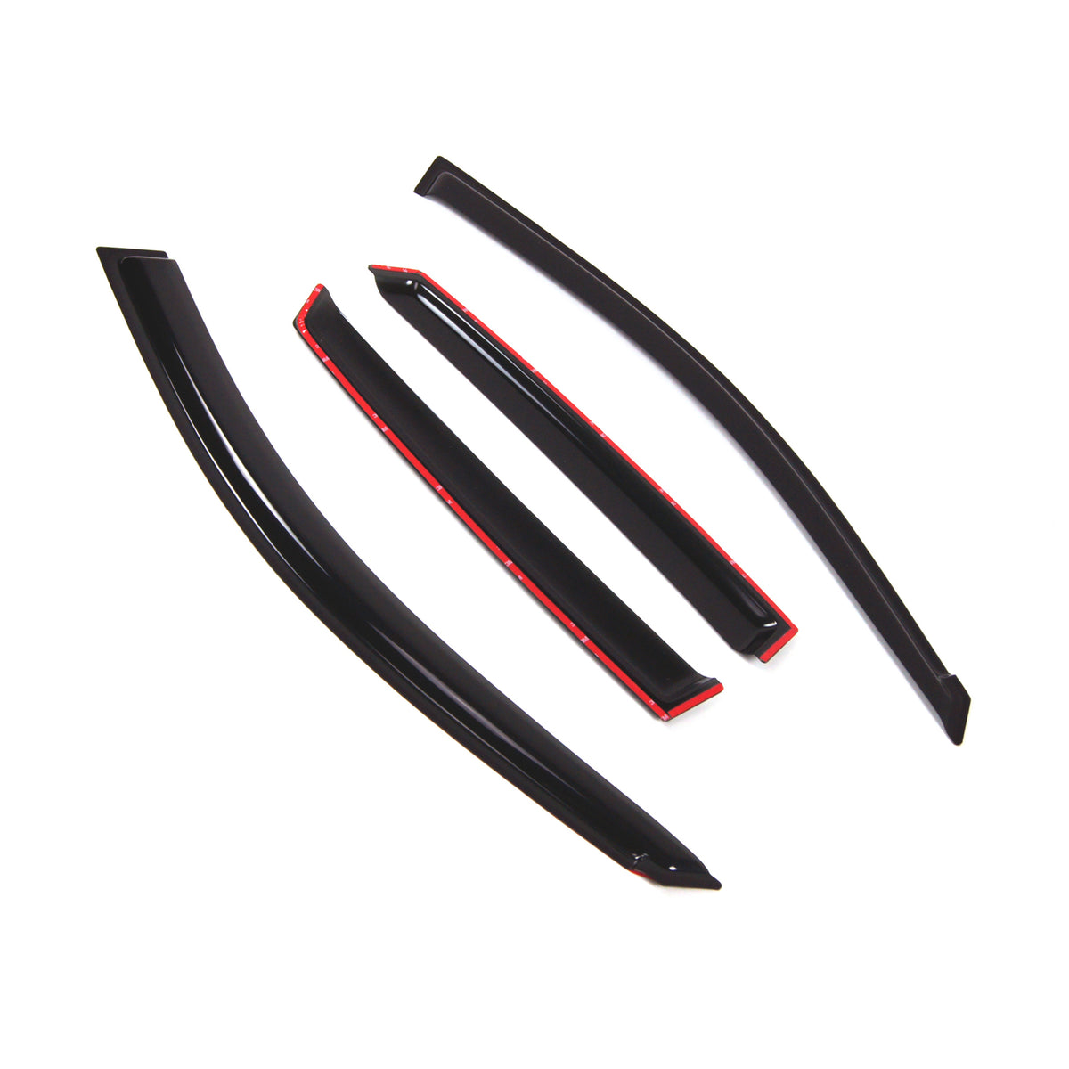 Smoke Tinted 4 Pcs Window Visor Deflector Set C3025