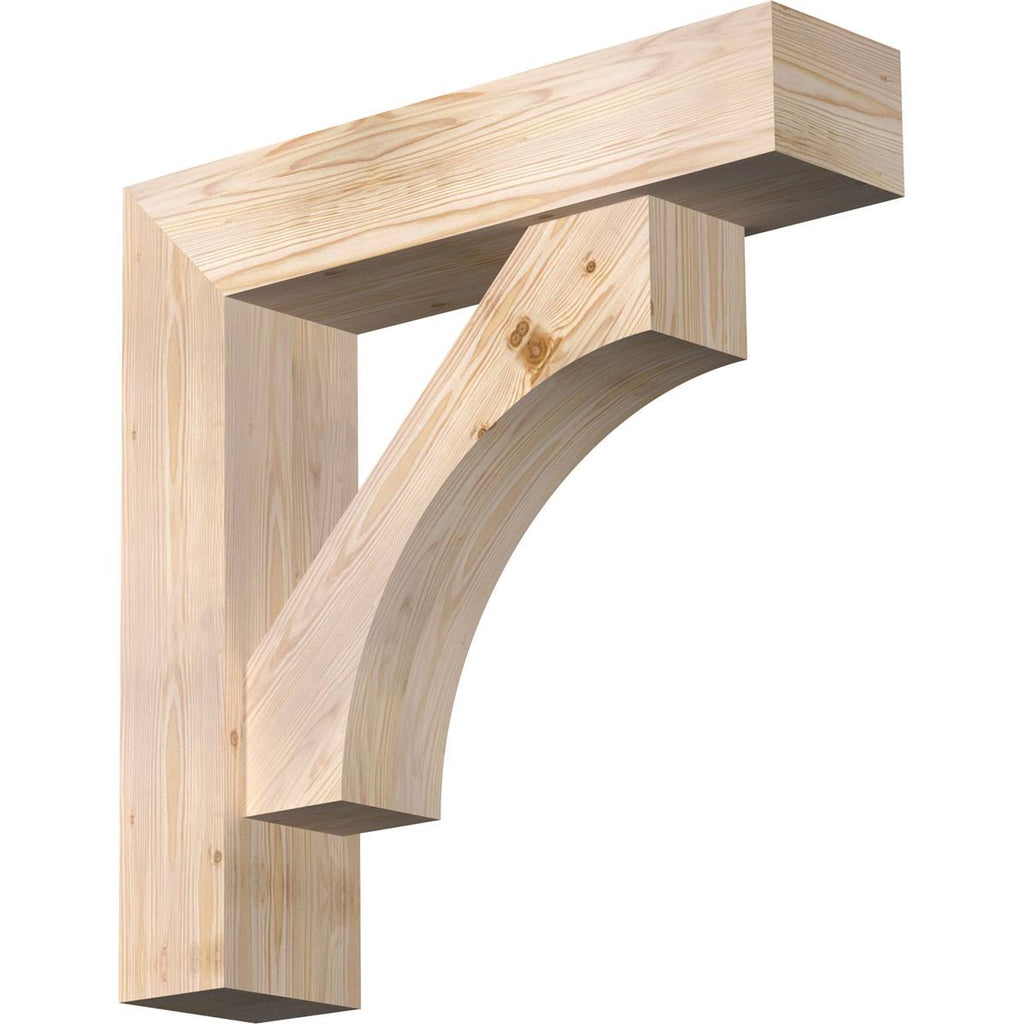 7 1/2x22W x 32x22D x 32x22H Douglas Fir Bracket U557