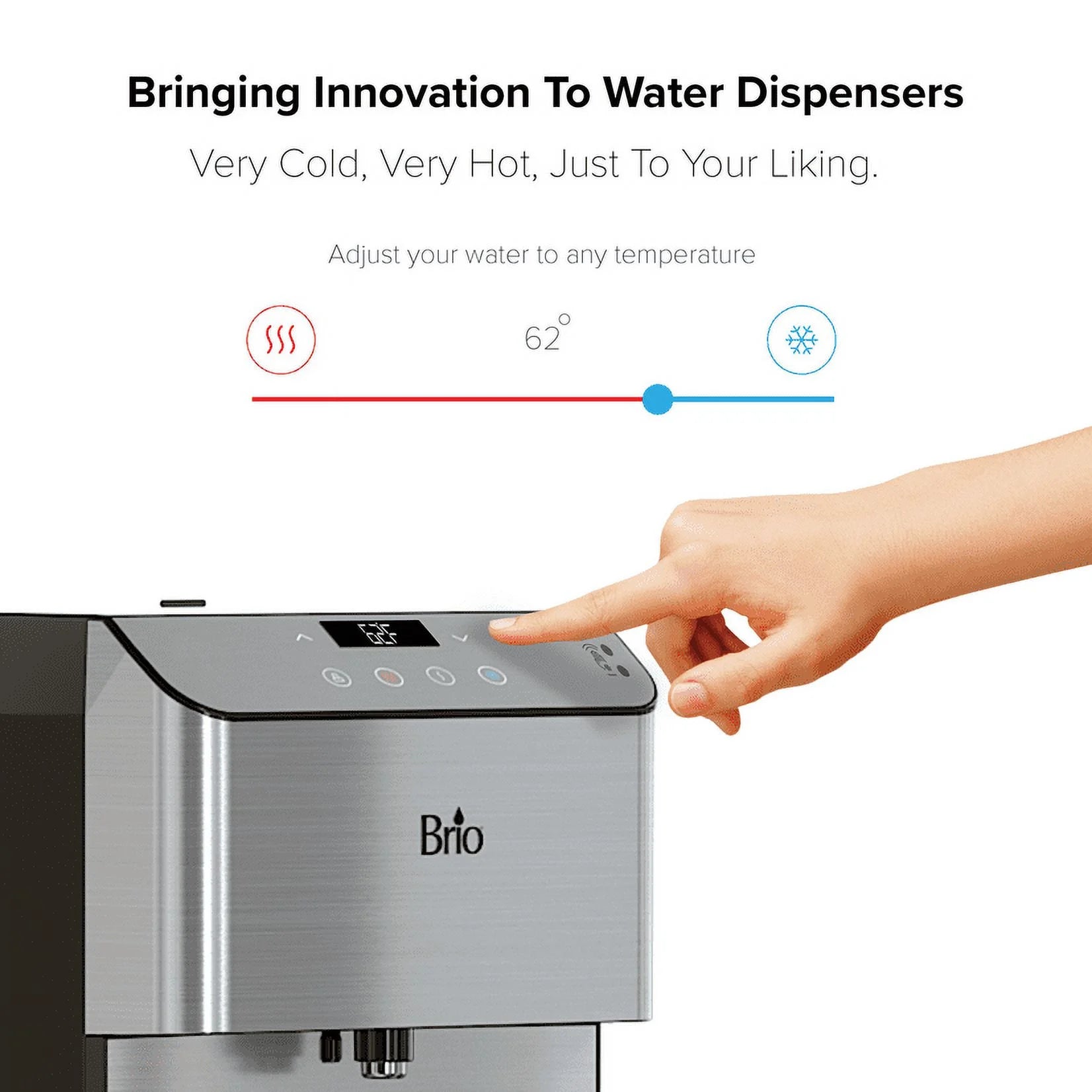 Touchless 3-Stage Bottless Water Cooler Stainless Steel F167333