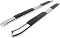 Black Oval Bend Texture Nerf Bars Running Boards for Toyota Tundra Double Cab Pickup Truck (2 Pieces) F616490